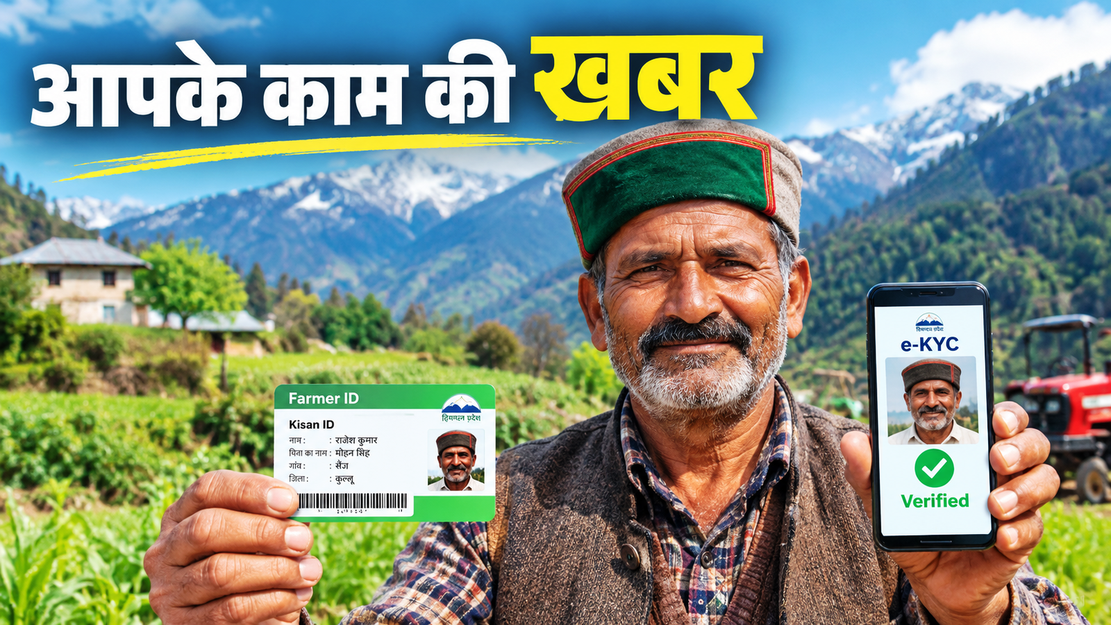 Agriculture News Himachal Farmer ID Mandatory For Fertilizer AgriStack Portal