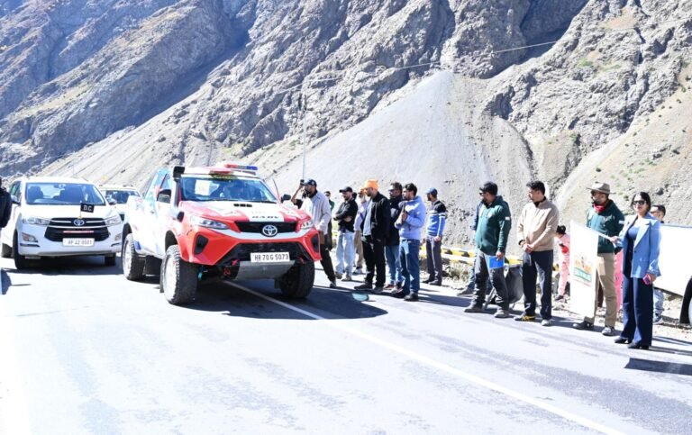 रैली ऑफ हिमालयाज-2026: डीसी किरण भड़ाना ने दारचा से तीसरे चरण को दिखाई हरी झंडी, पहली बार जांस्कर घाटी में प्रवेश करेंगे प्रतिभागी