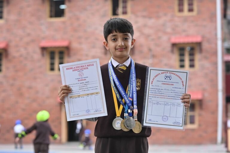 Himachal News Shimla Sanjauli Shivas Janaik Shooting Medals