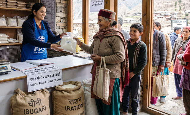 Himachal News Ration Depot Sugar Subsidy