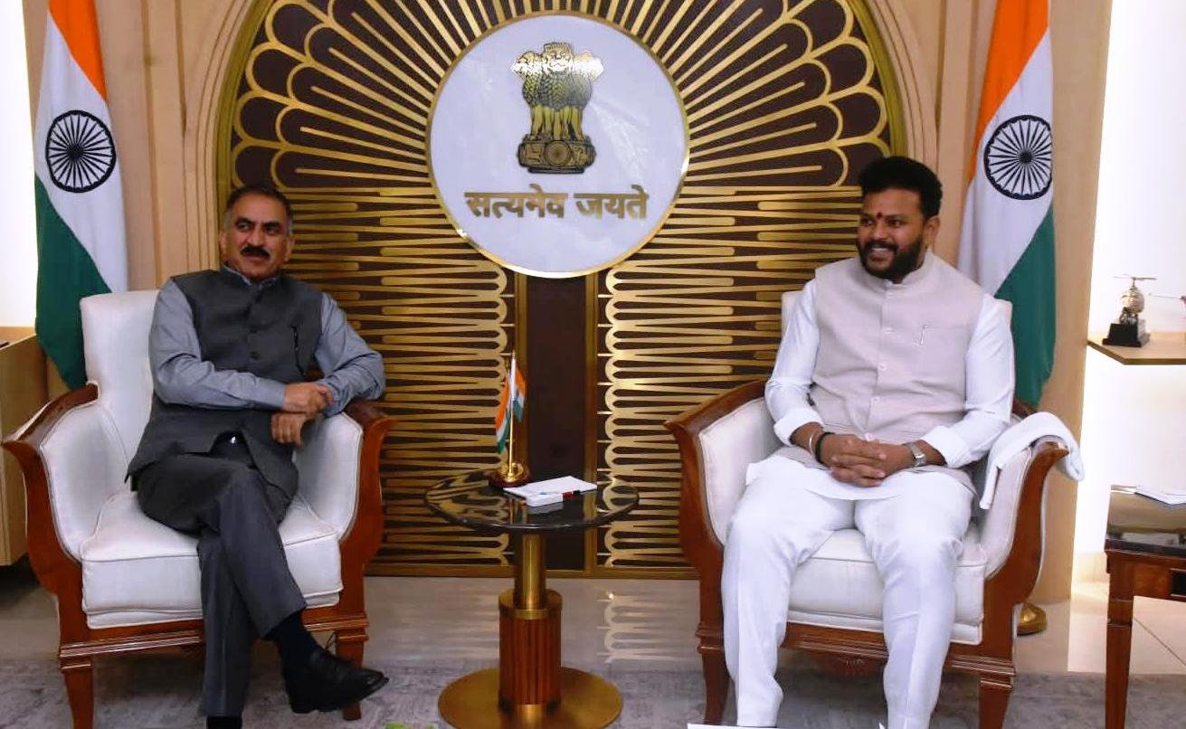 Himachal News CM Sukhu Aviation Minister Meeting Delhi