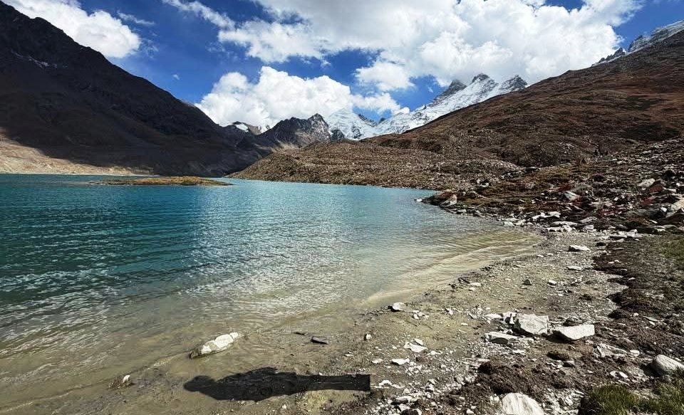 Himachal News Ghepan Glacial Lake Lahaul Inspection