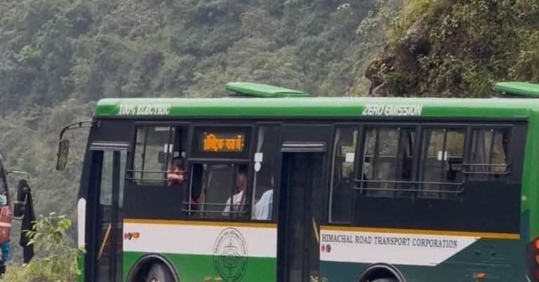 Himachal News HRTC Kullu Electric Bus