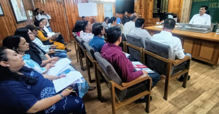 Himachal News Kullu Nasha Mukt Bharat Abhiyan Meeting