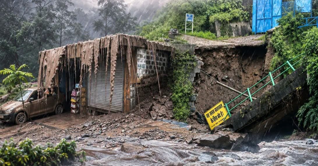 Himachal News Parwanoo Heavy Rain Disaster