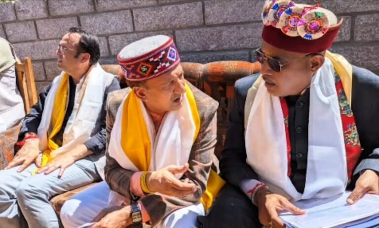 Lahaul Spiti News Jahlma Public Meeting