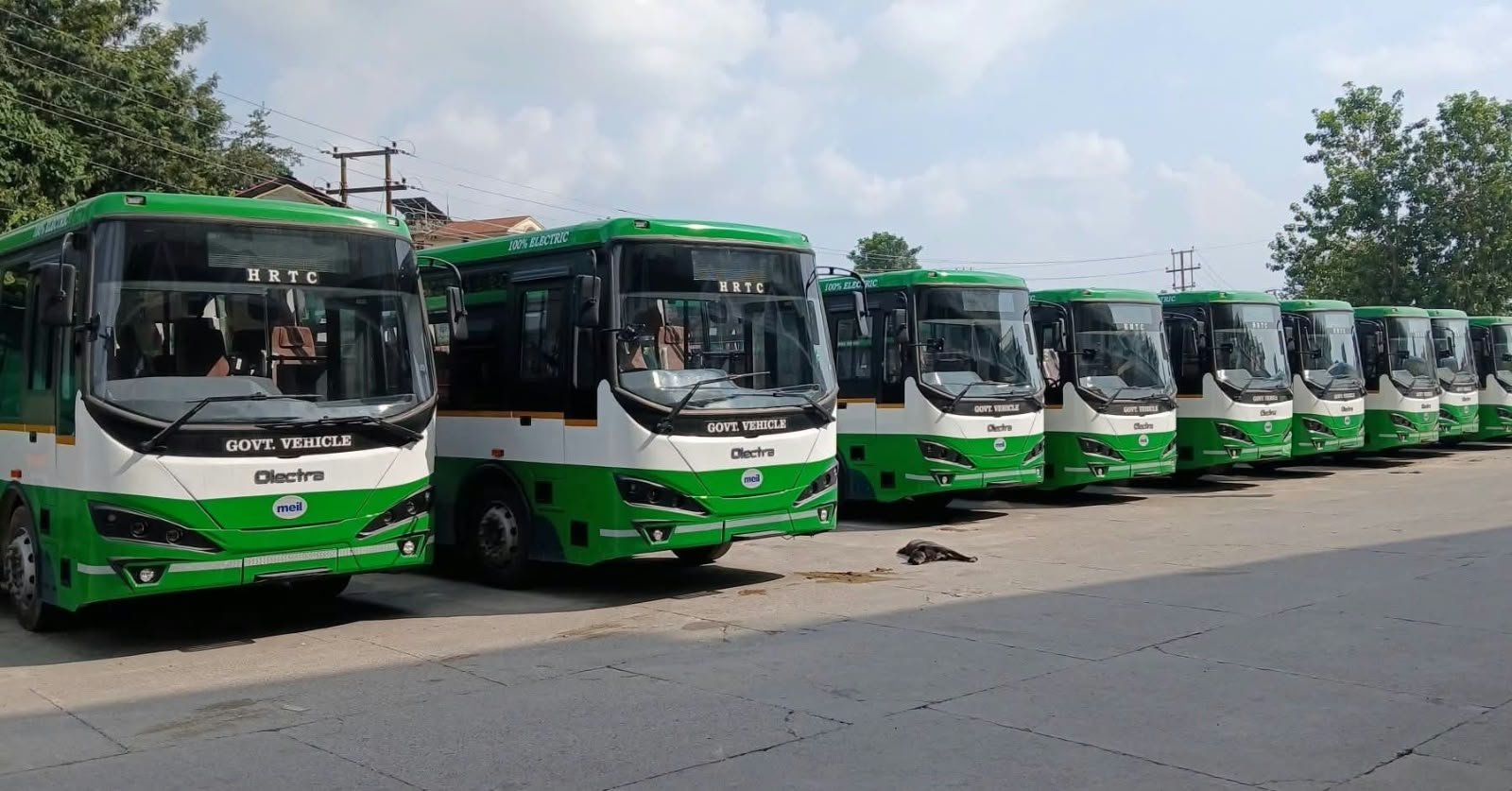 Kangra News HRTC Electric Bus Dharamshala