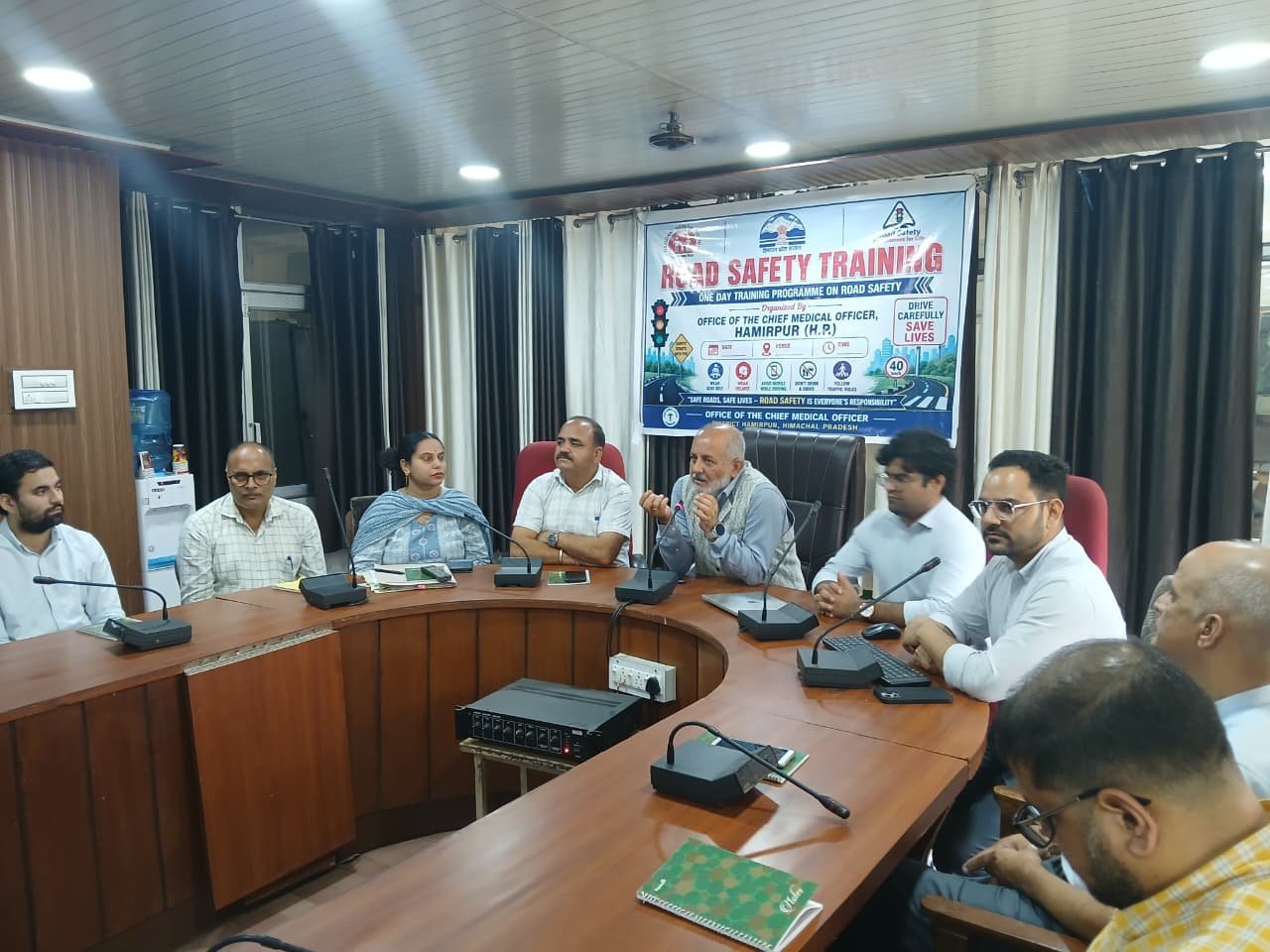Hamirpur News Road Safety Workshop CMO Office