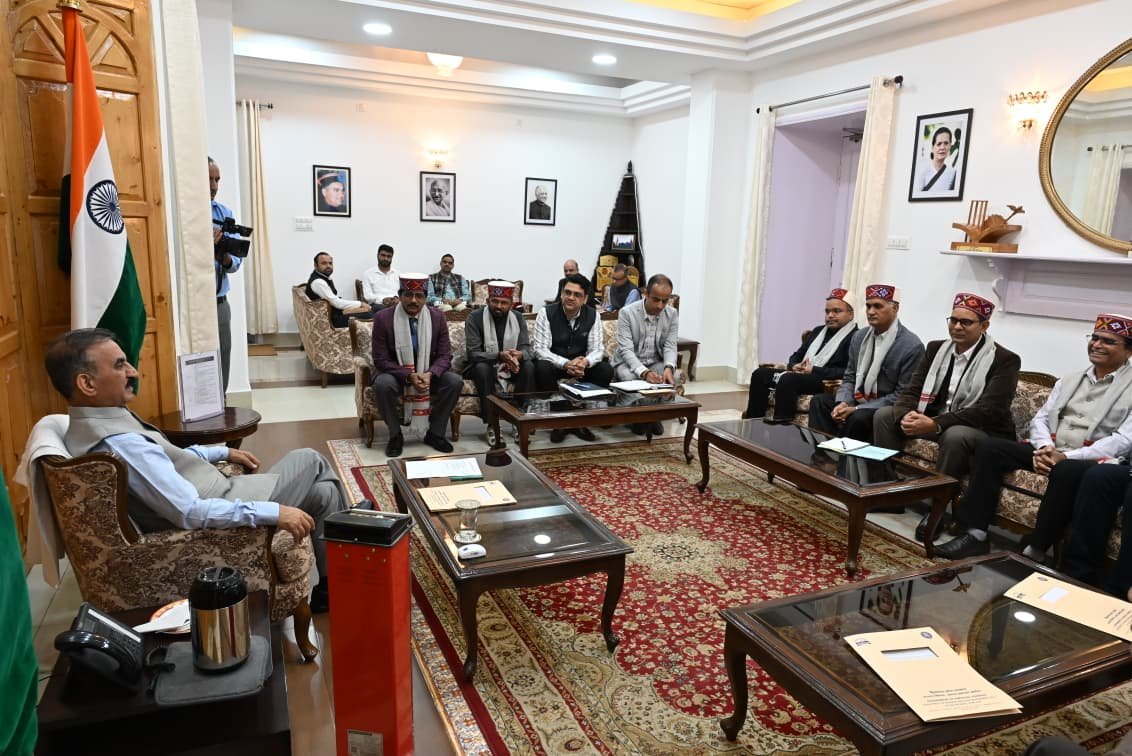 CM Sukhvinder Singh Sukhu Meeting Inter-Ministerial Central Team