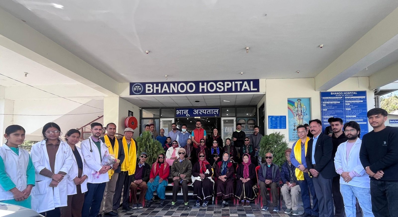 Free Eye Camp patients from Keylong operated at Bhanu Hospital Kullu