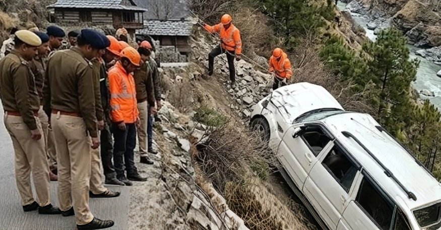 किन्नौर के बालटरंग में सतलुज किनारे गिरी स्कॉर्पियो: चालक की दर्दनाक मौत, हादसे में दंपति गंभीर रूप से घायल
