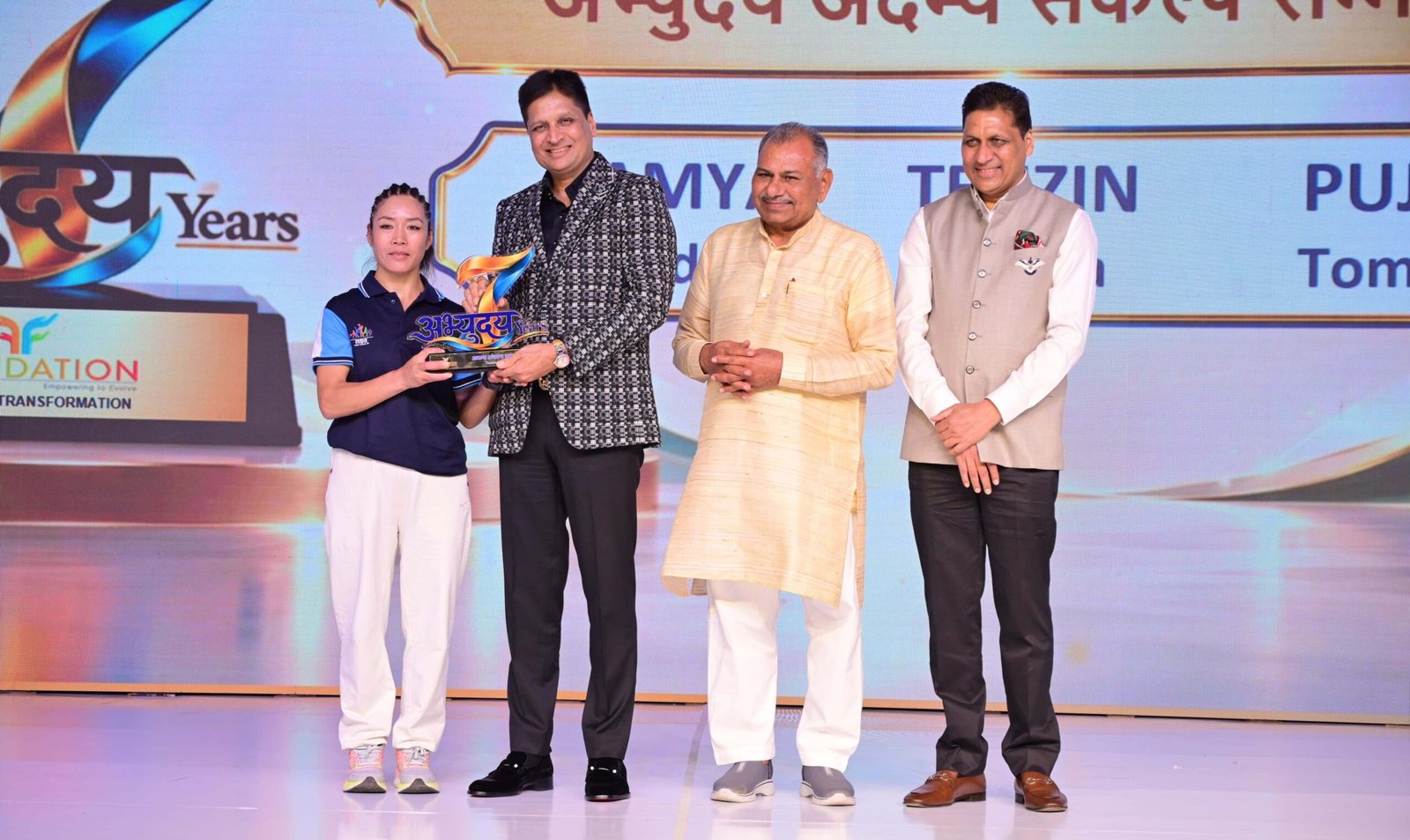मैराथन गर्ल केडी उर्फ तेंजिन डोल्मा दिल्ली में सम्मानित: 24 घंटे में 228.93 किमी दौड़कर बनाया था राष्ट्रीय रिकॉर्ड